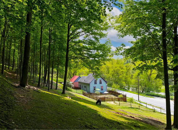 Picture of farm house in Vermont